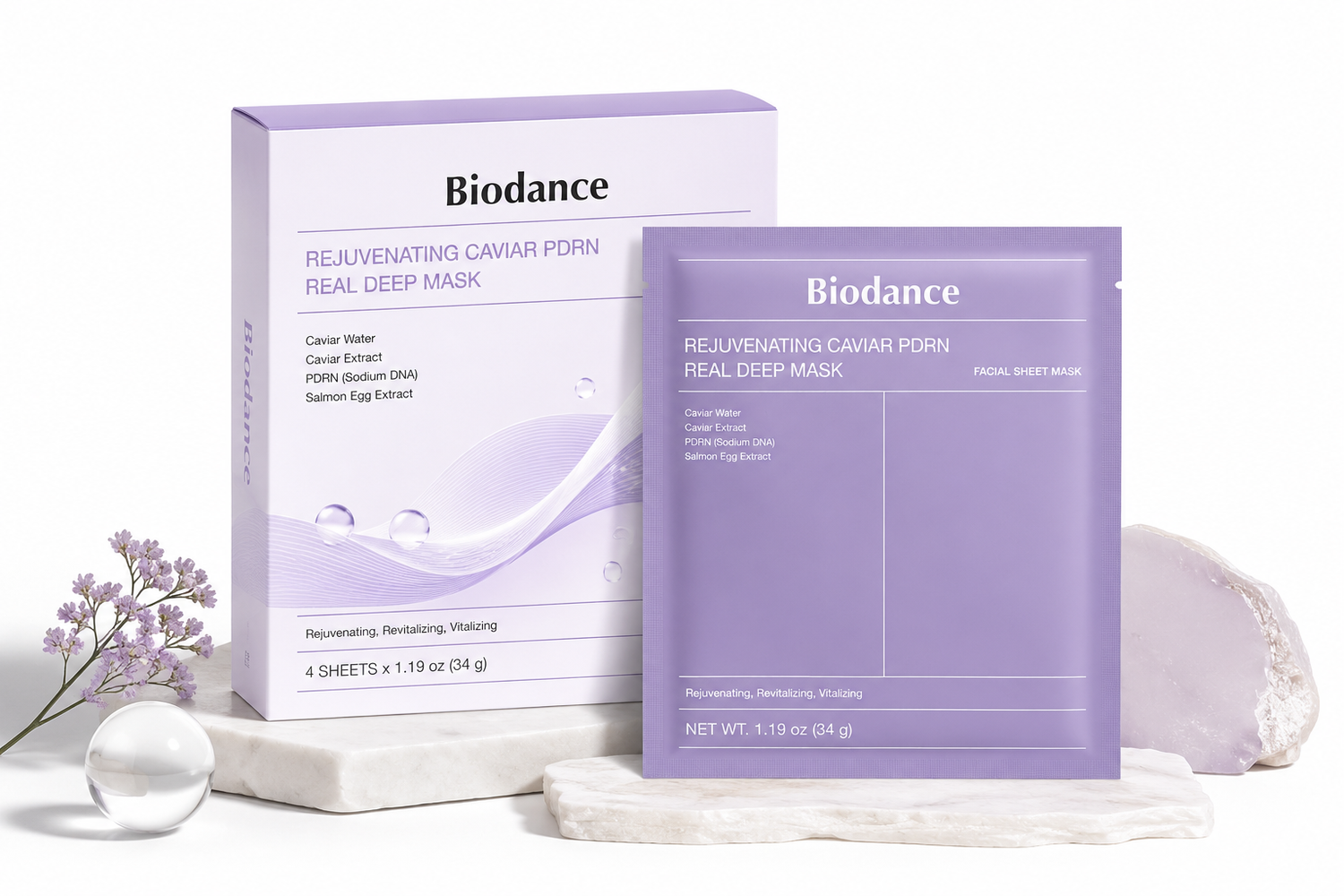 Rejuvenating Caviar PDRN Real Deep Mask