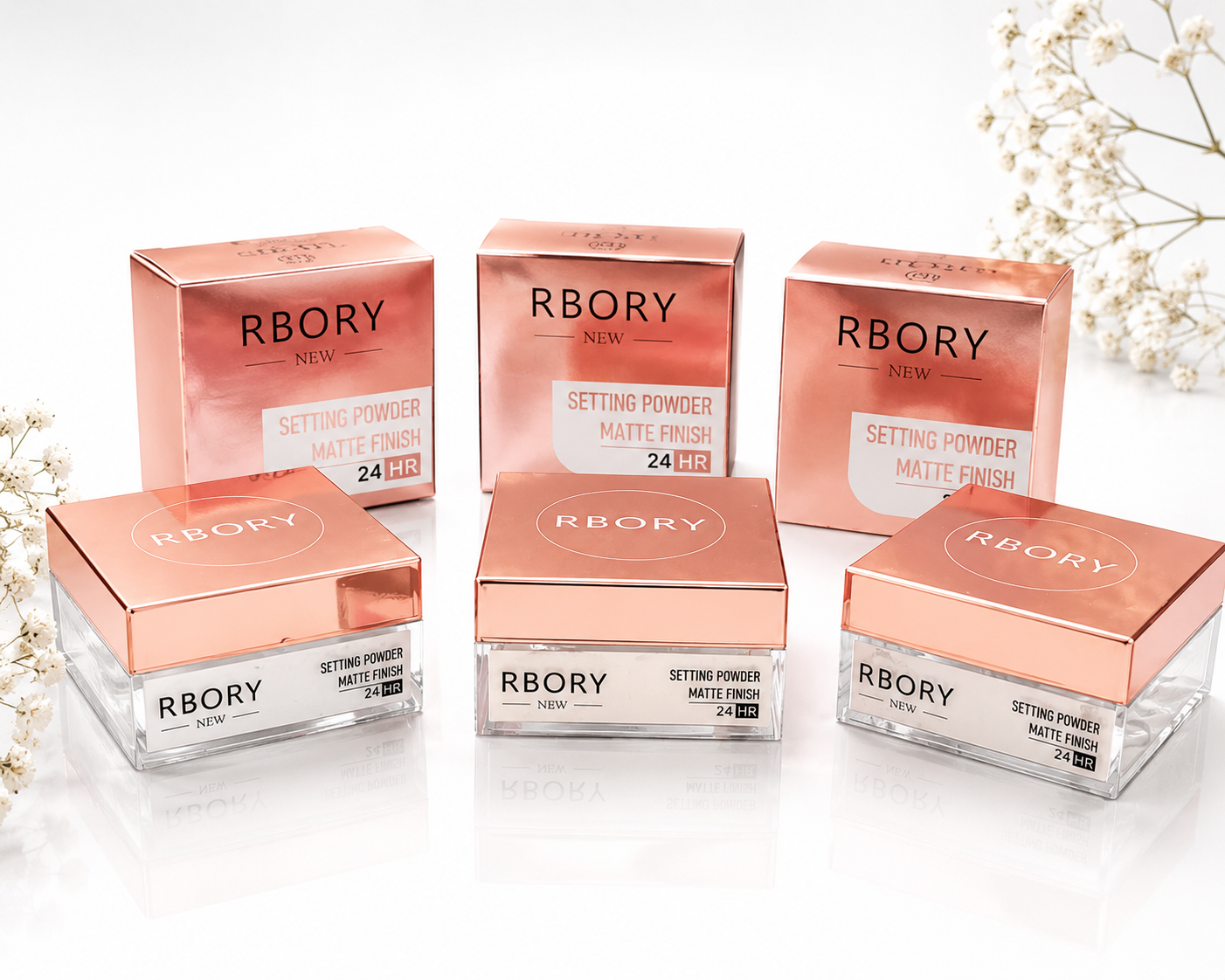 RBORY Setting Powder – Matte Finish 24HR 3 Nuanca