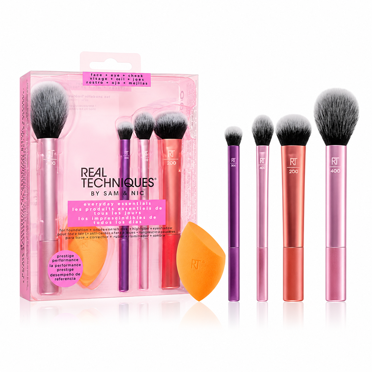 Real Techniques Everyday Essentials – Set Profesional për Grim