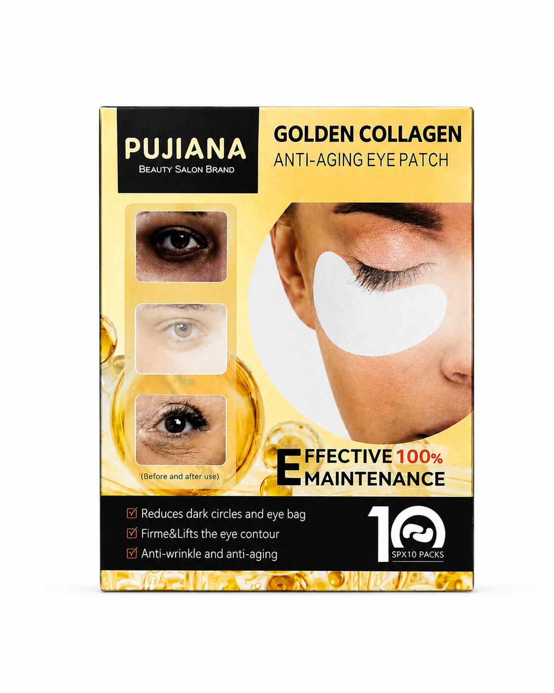 Pujiana Golden Collagen Anti-Aging Eye Patch