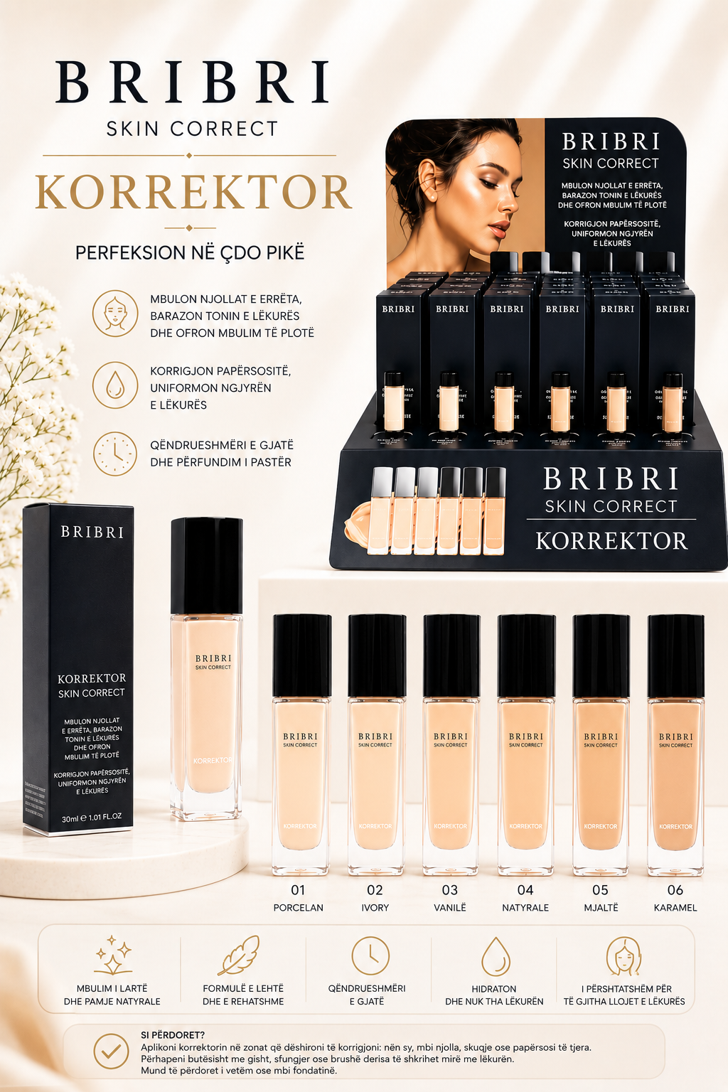 BRIBRI Skin Correct Concealer 6 Nuanca 11ml