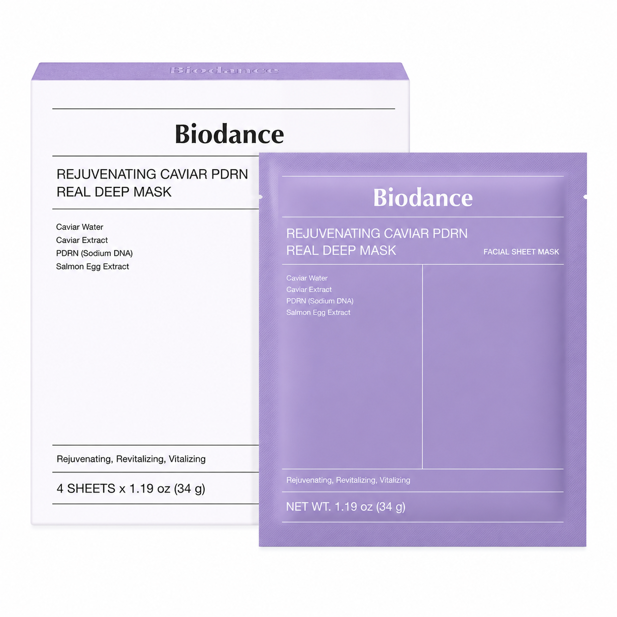 Rejuvenating Caviar PDRN Real Deep Mask